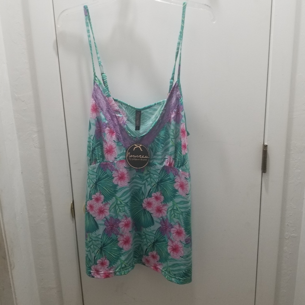 Nouveau By Pajama Drama Camisole XXL Floral